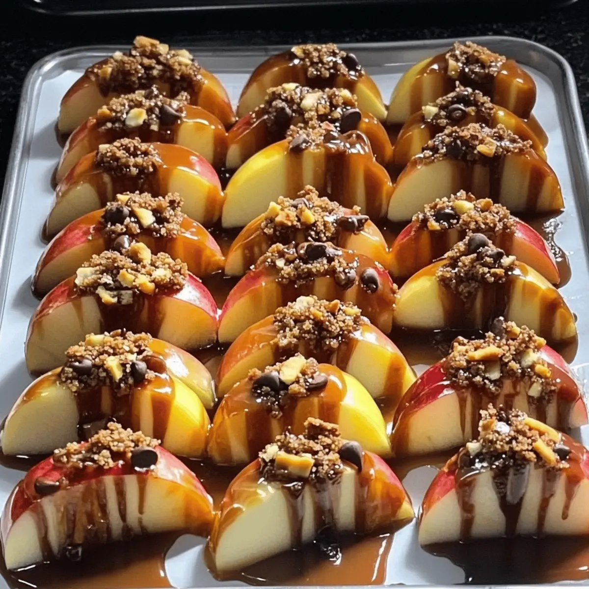 Delightful Sheet Pan Caramel Apples for Cozy Fall Evenings