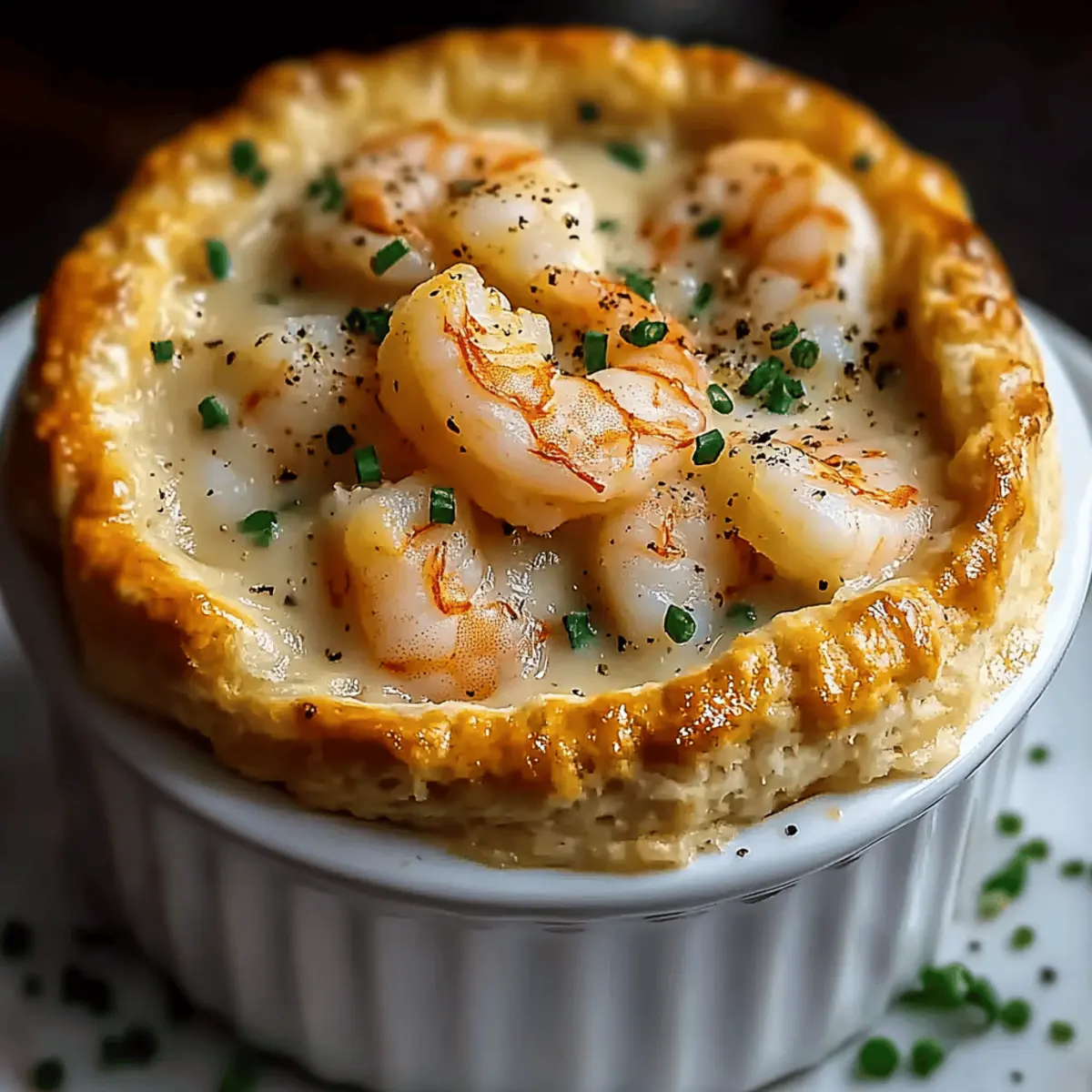 Delicious Shrimp & Lobster Cheddar Bay Biscuit Pot Pie Bliss