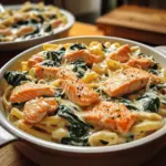 Spinach Salmon Pasta