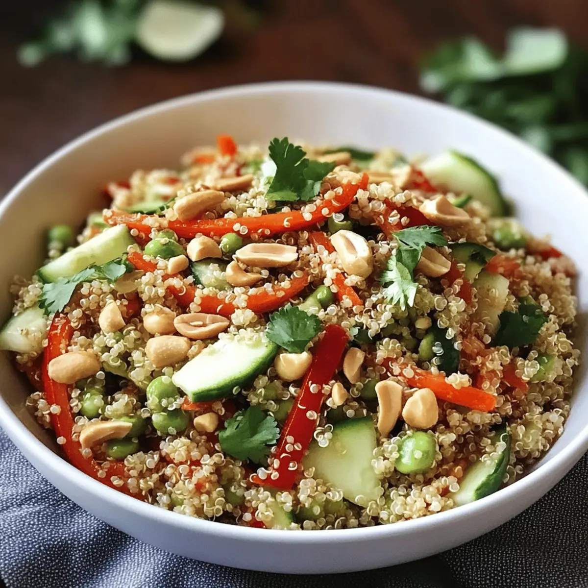 Thai Quinoa Crunch Salad: Vibrant, Healthy Bliss in Every Bite