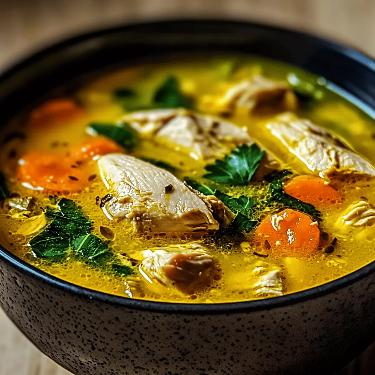 Nourishing Turmeric Chicken Soup for Wellness and Comfort