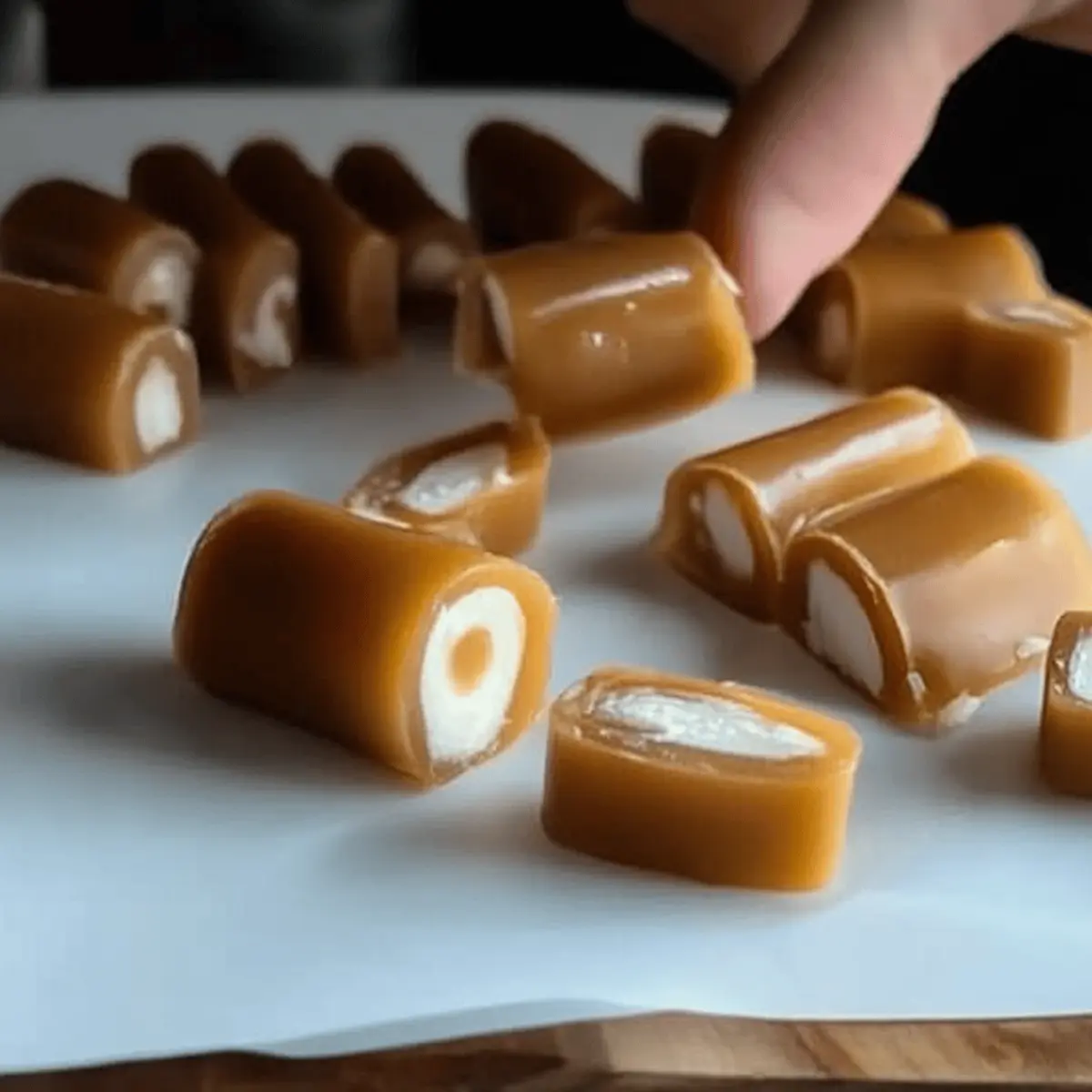 Homemade Vanilla Cream Filled Caramel for Sweet Nostalgia