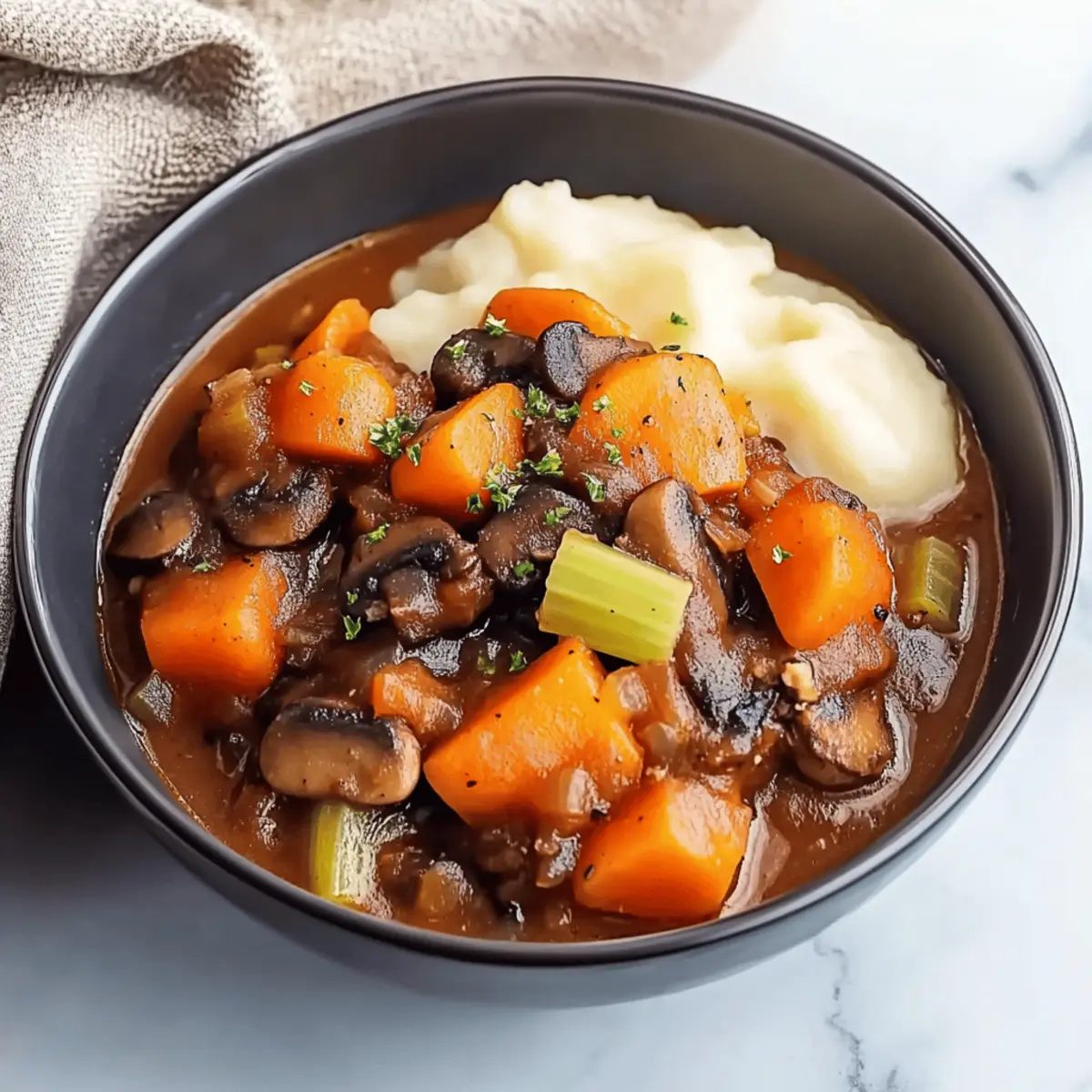 Hearty Vegetarian Stew Packed with Flavorful Surprises