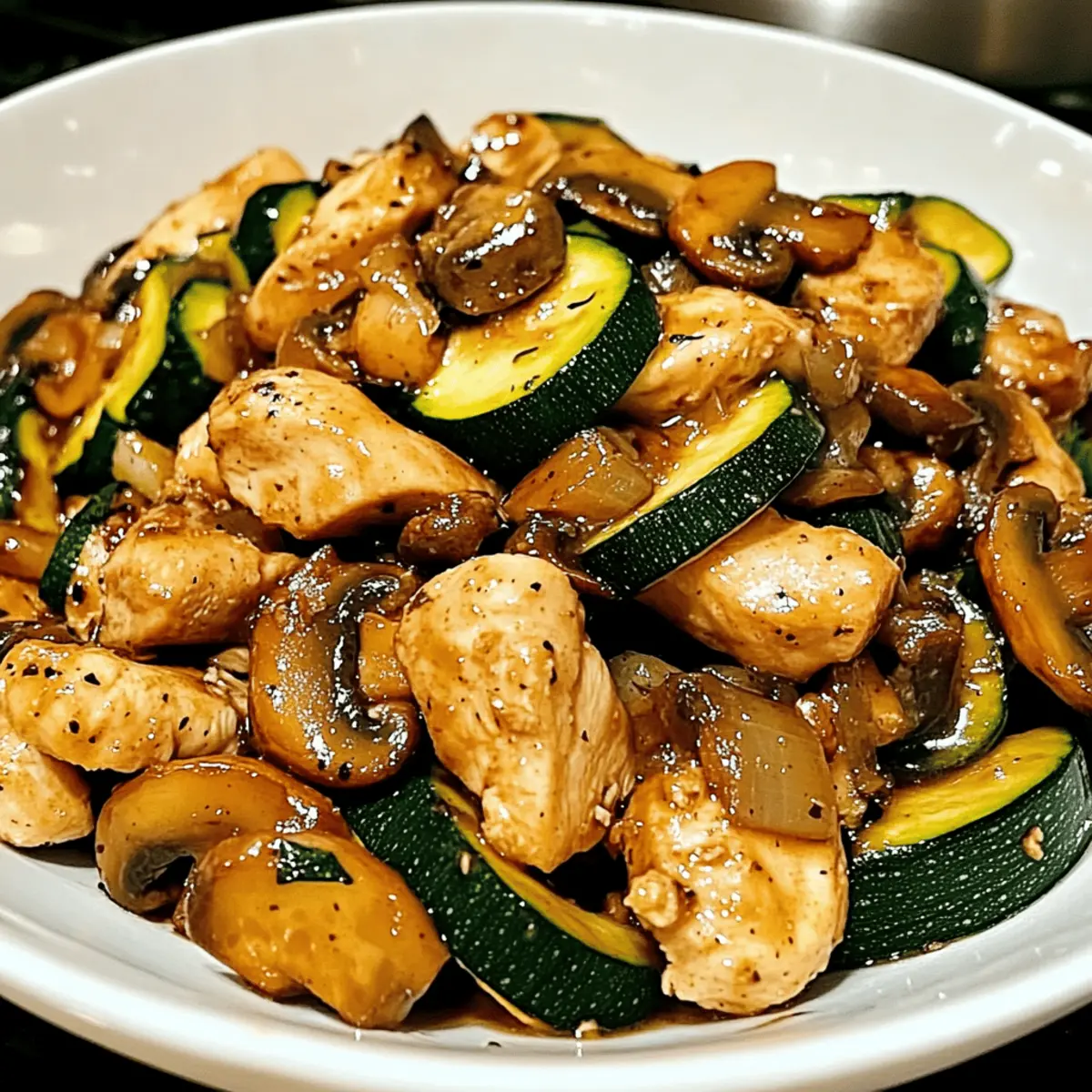 Zucchini Mushroom Chicken Stir Fry: A Quick Flavor Party