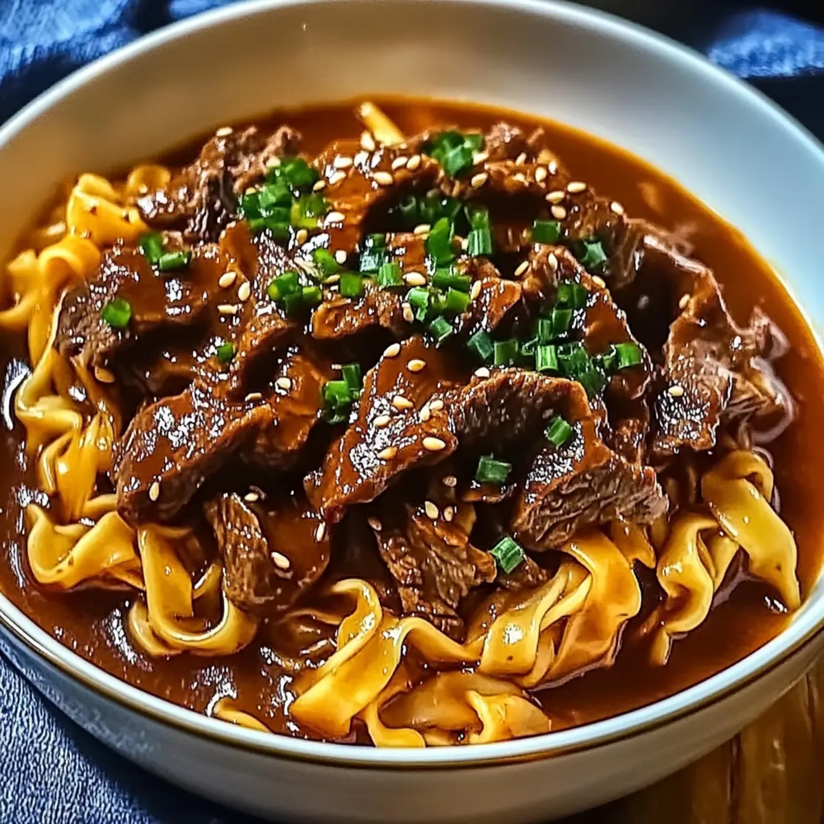 Savor Homemade Korean Beef Noodles in Just 20 Minutes