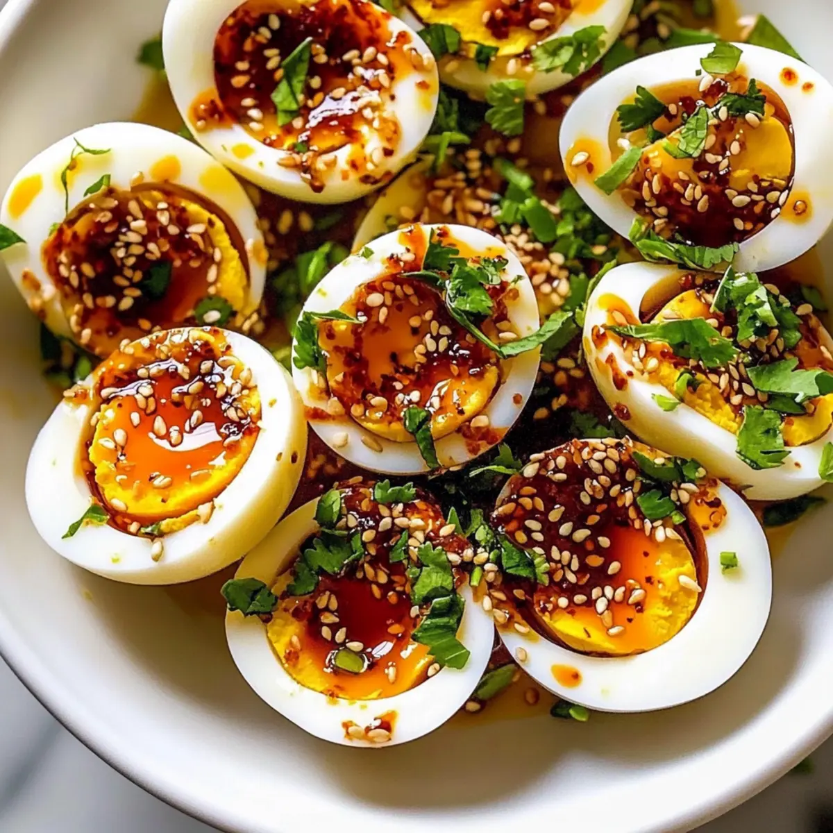 Chili Garlic Deviled Eggs with a Spicy Twist You’ll Love