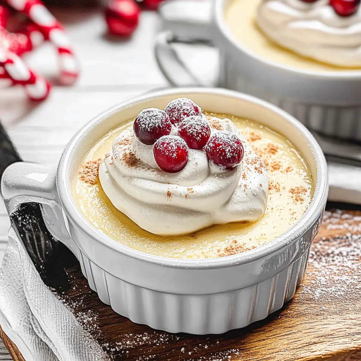 Smooth and Creamy Eggnog Pudding for Festive Joy