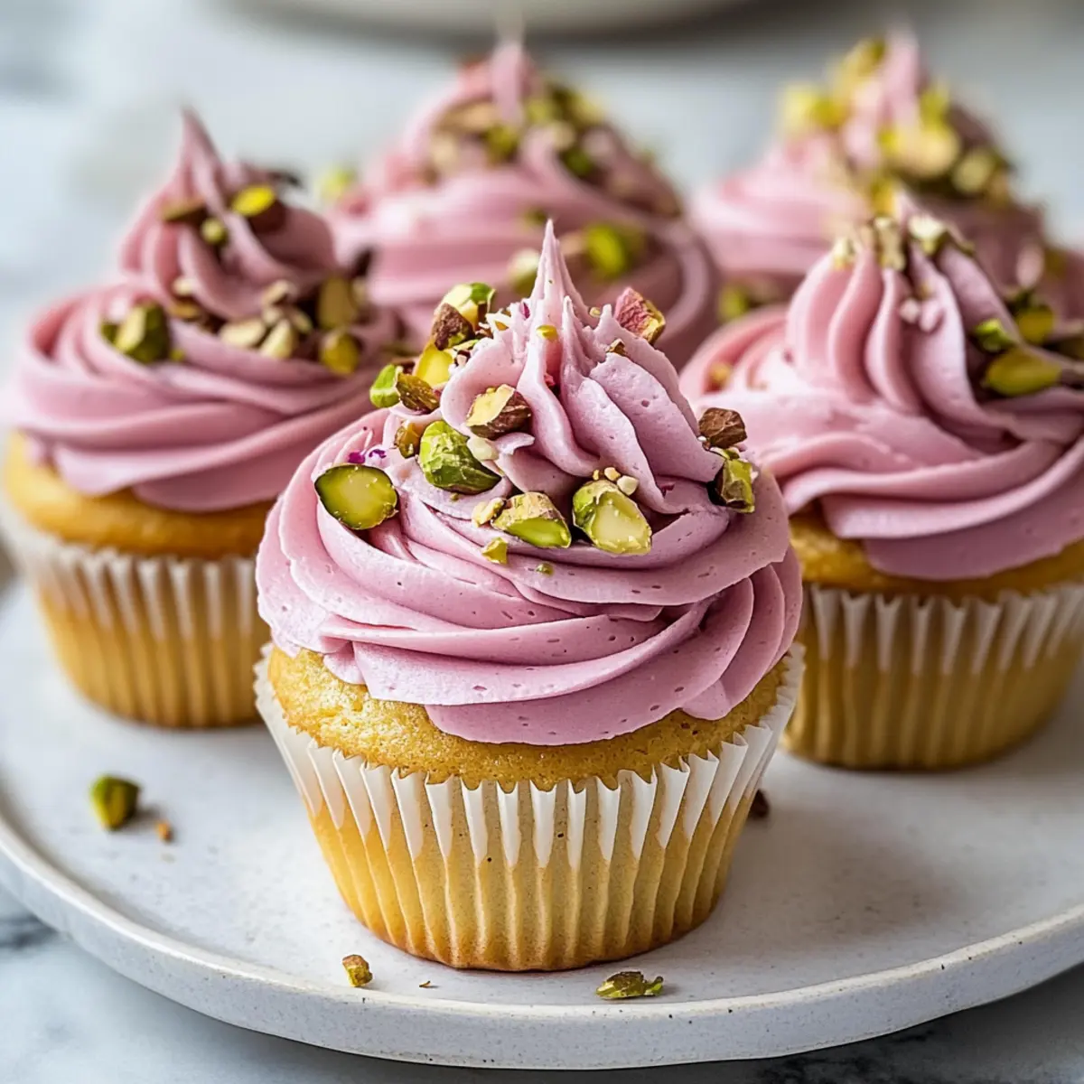 Rose and Pistachio Cupcakes That Will Delight Your Senses