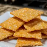 Rice Krispie Cheddar Crackers
