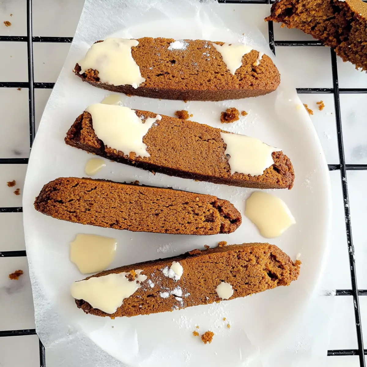Irresistible Gingerbread Biscotti for Cozy Holiday Moments