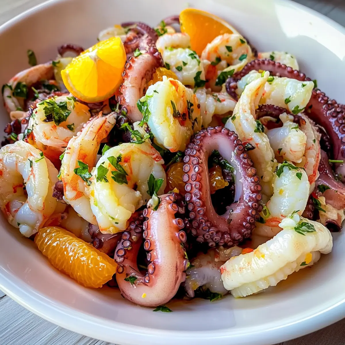 Mouthwatering Seafood Salad for a Refreshing Feast