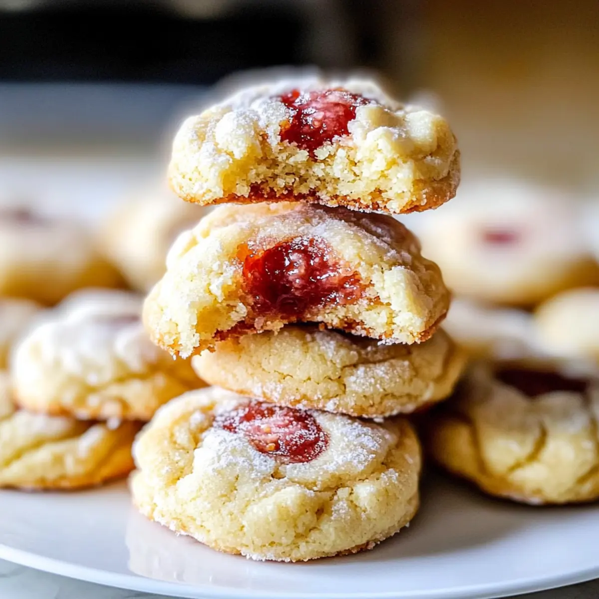 Guava Cream Cheese Thumbprint Cookies Bursting with Flavor