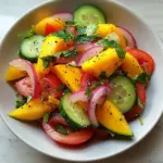 Mango Salad with Lime Dressing