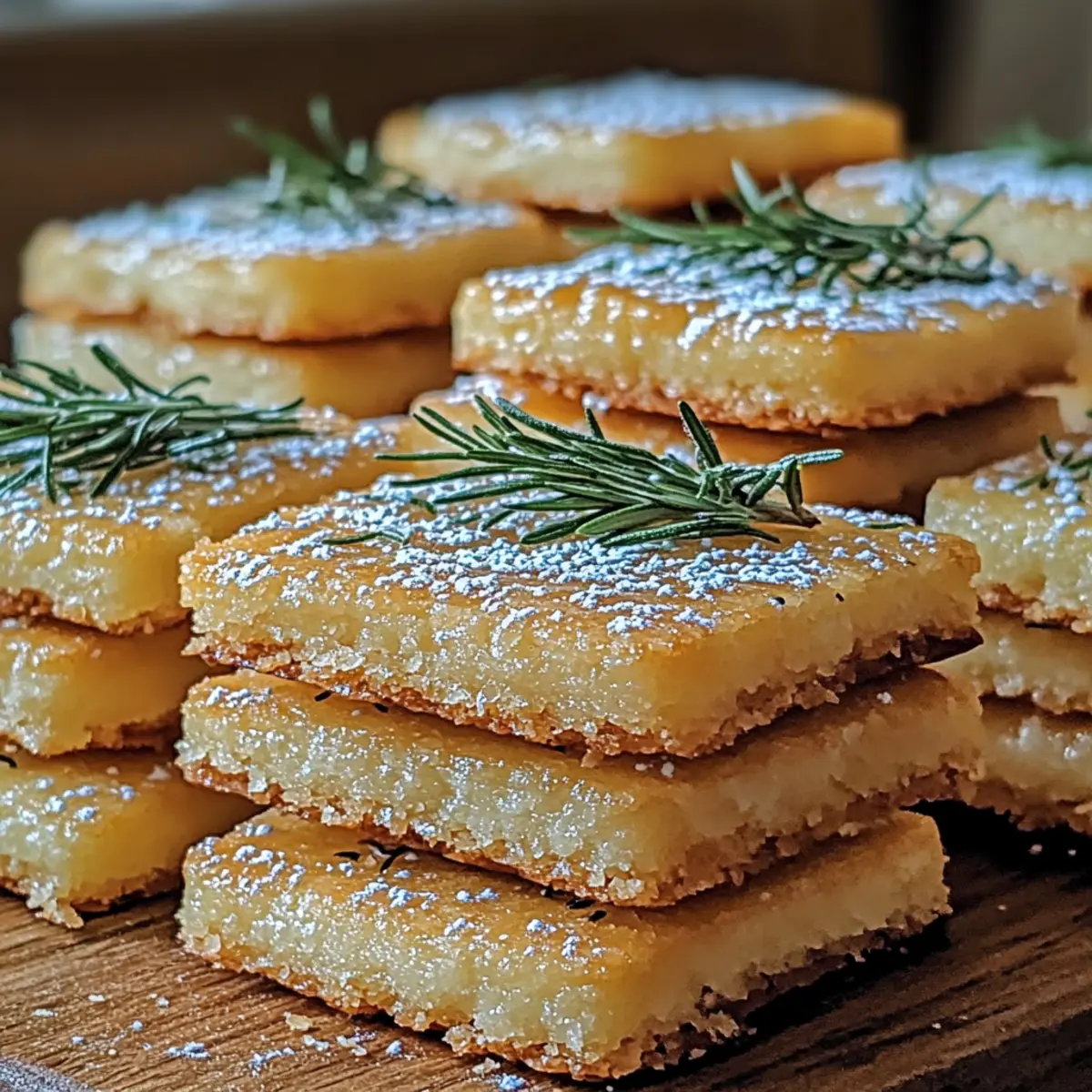 Rosemary Infused Shortbread Cookies: A Cozy Baking Delight