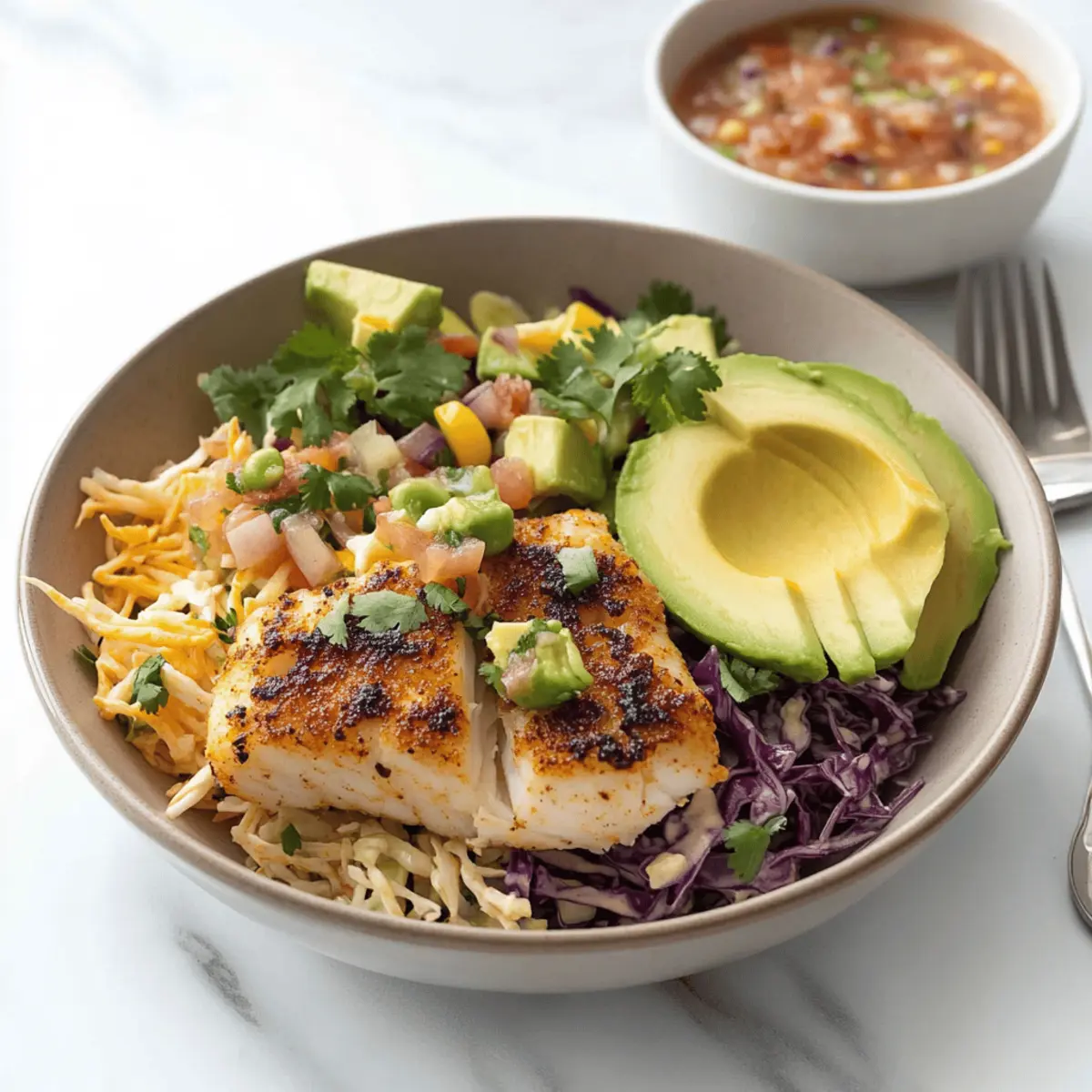 Baja Fish Taco Bowls: Flavor-Packed and Tortilla-Free Delight