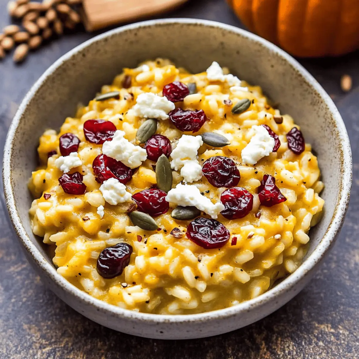 Creamy Baked Pumpkin Goat Cheese Risotto for Cozy Nights