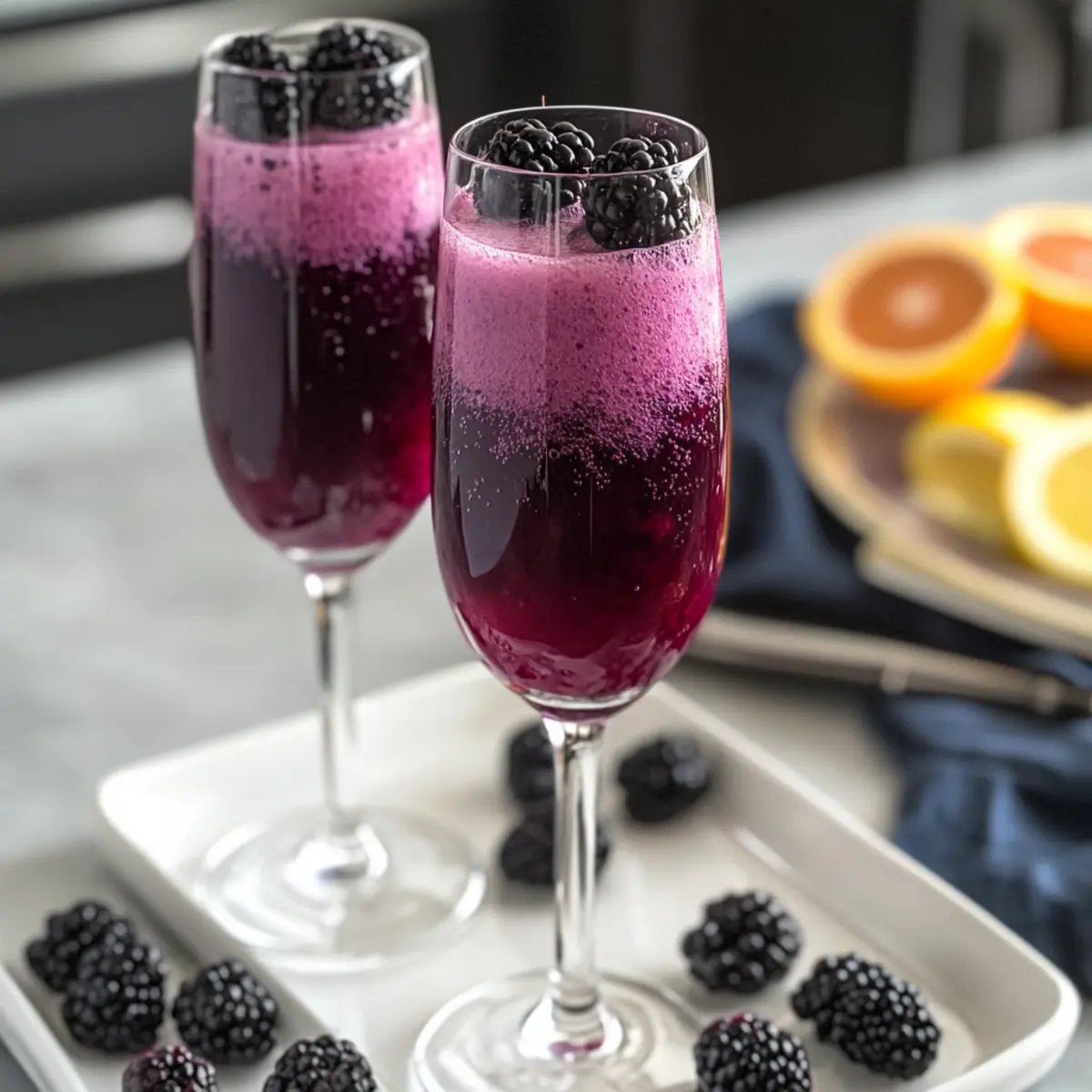Delightful Blackberry Mimosa for Your Next Brunch Bash