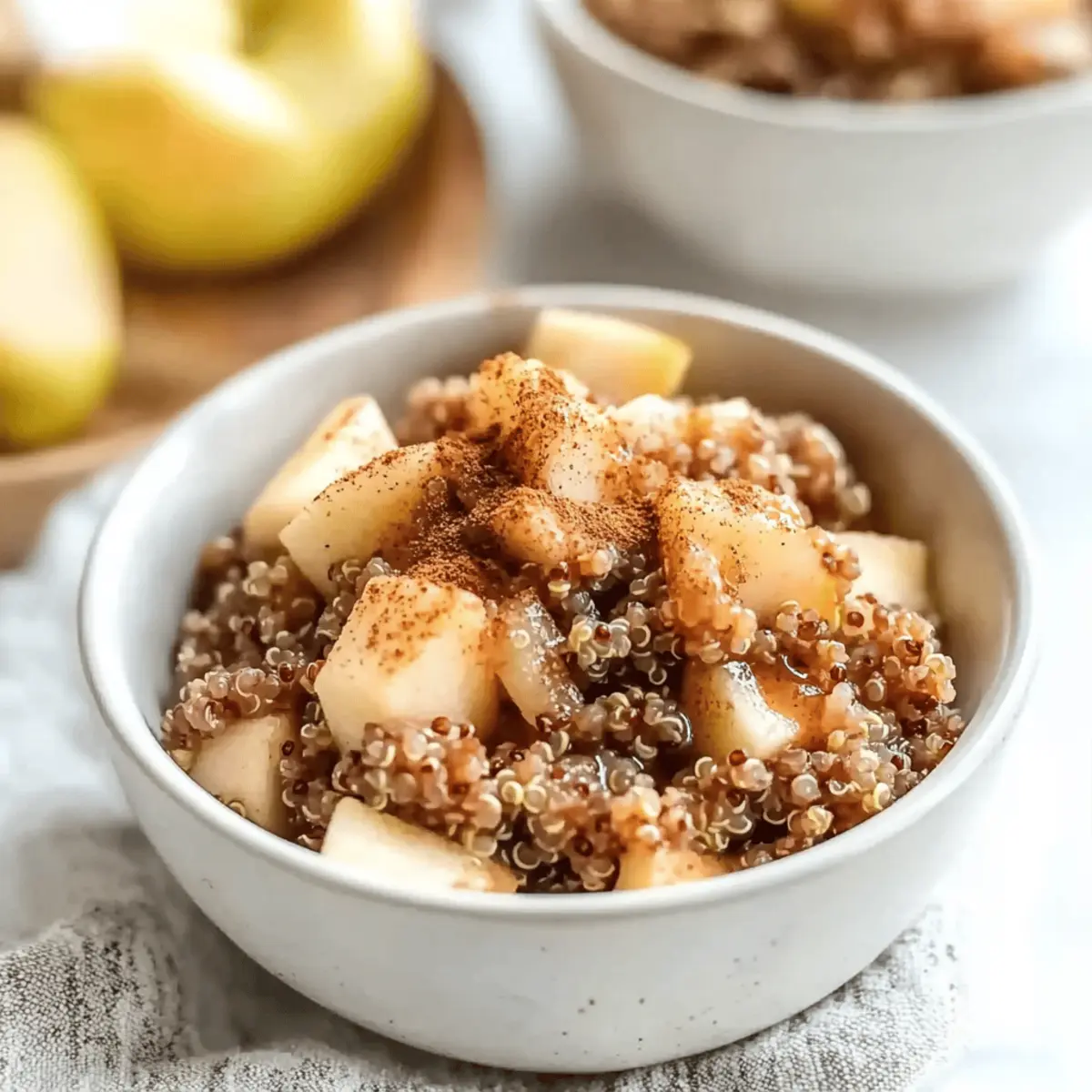 Cinnamon Apple Breakfast Quinoa: A Cozy Morning Delight