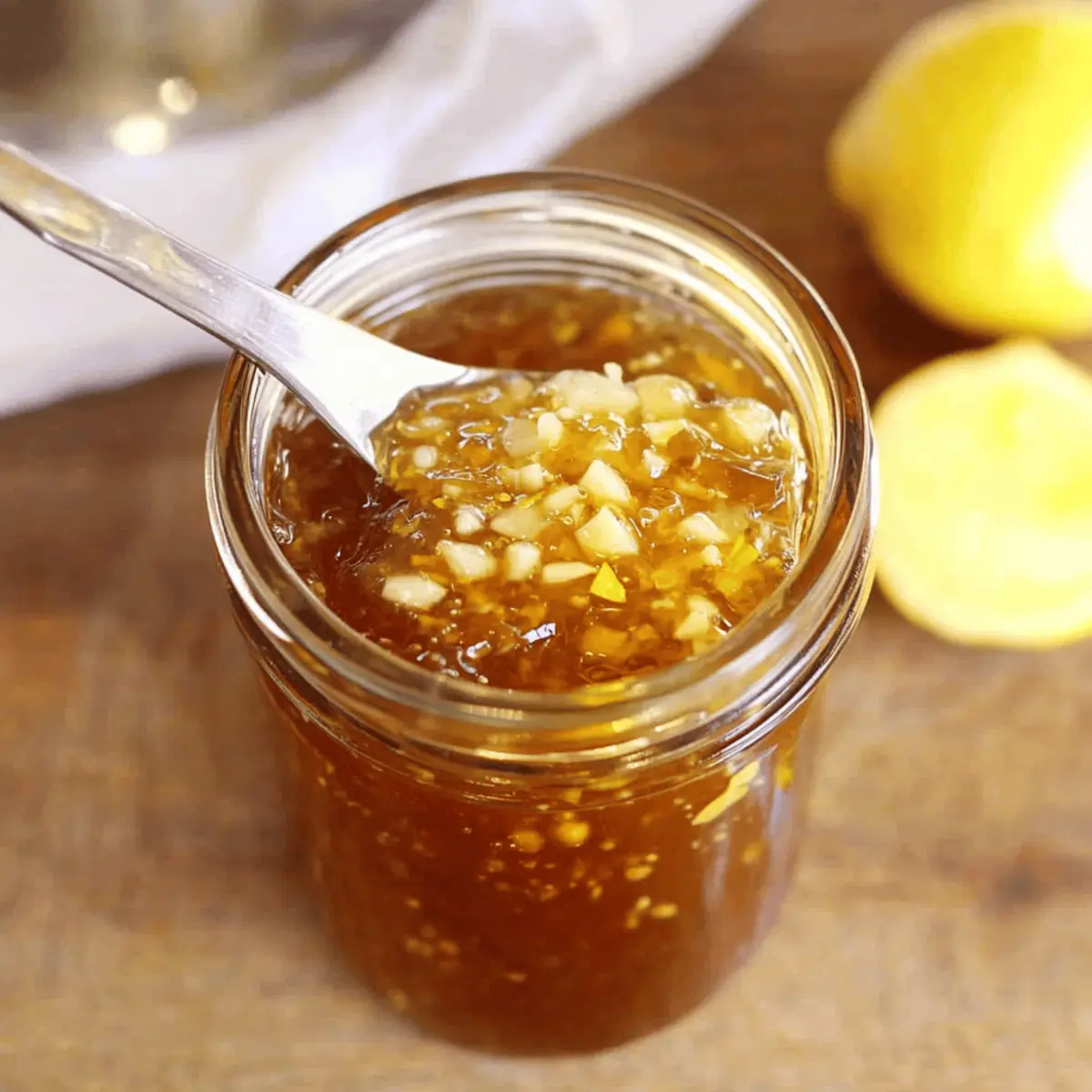 Healing Cough Syrup With Honey, Ginger and Garlic Magic