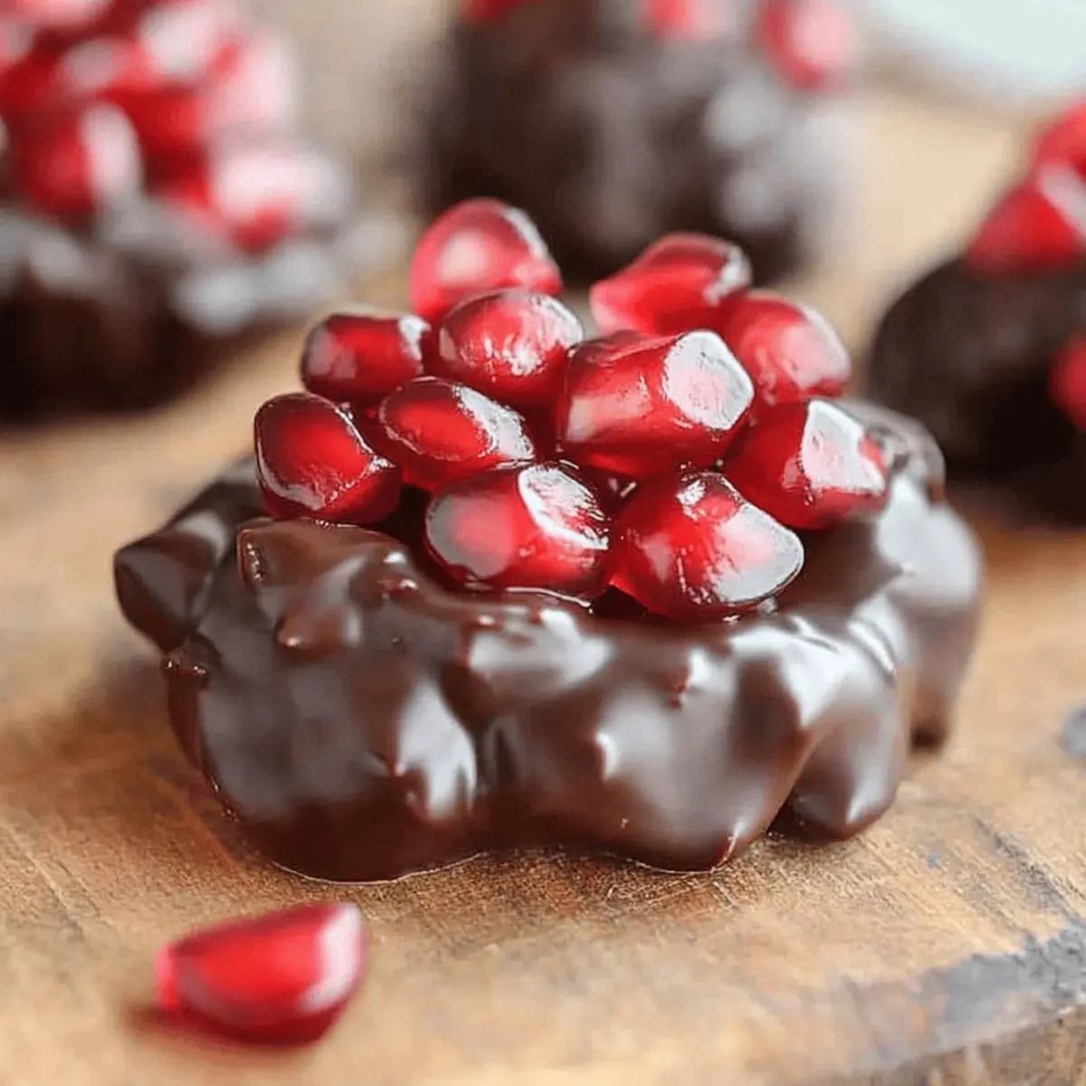 Dark Chocolate Covered Pomegranate Drops – A Festive Delight