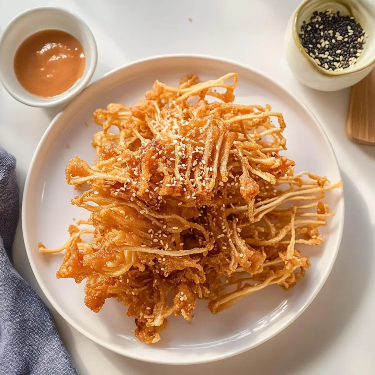 Fried Enoki Mushroom: Crispy Bites for Quick Snack Lovers