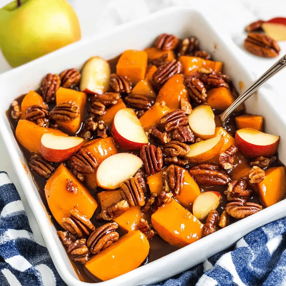 Irresistible Glazed Sweet Potatoes With Apples for Holidays