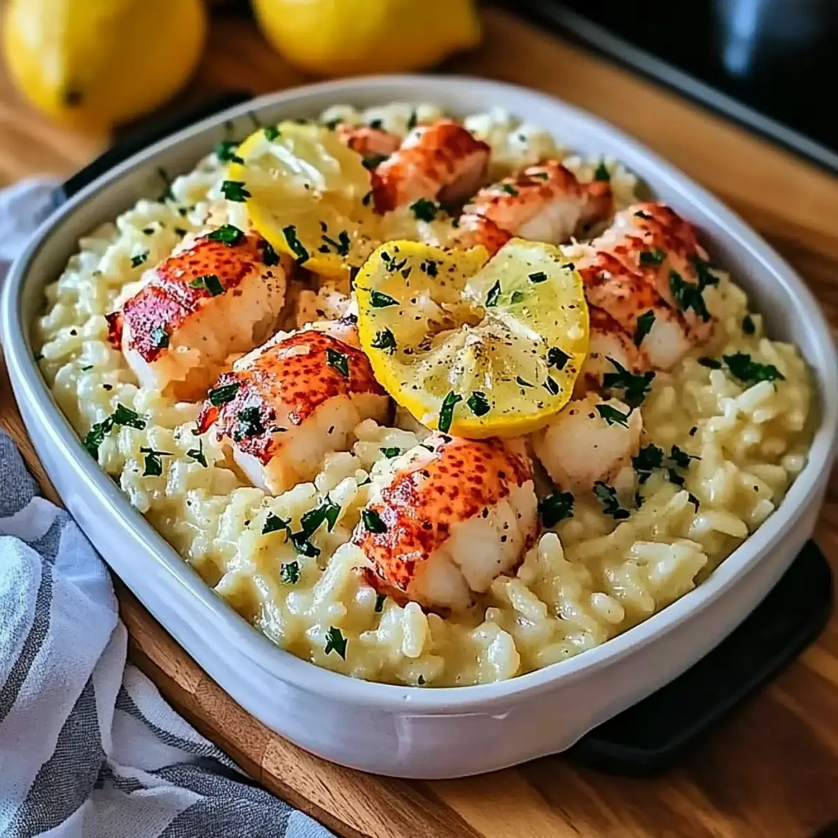 Lemon Butter Lobster Risotto: A Luxurious Comfort Dish