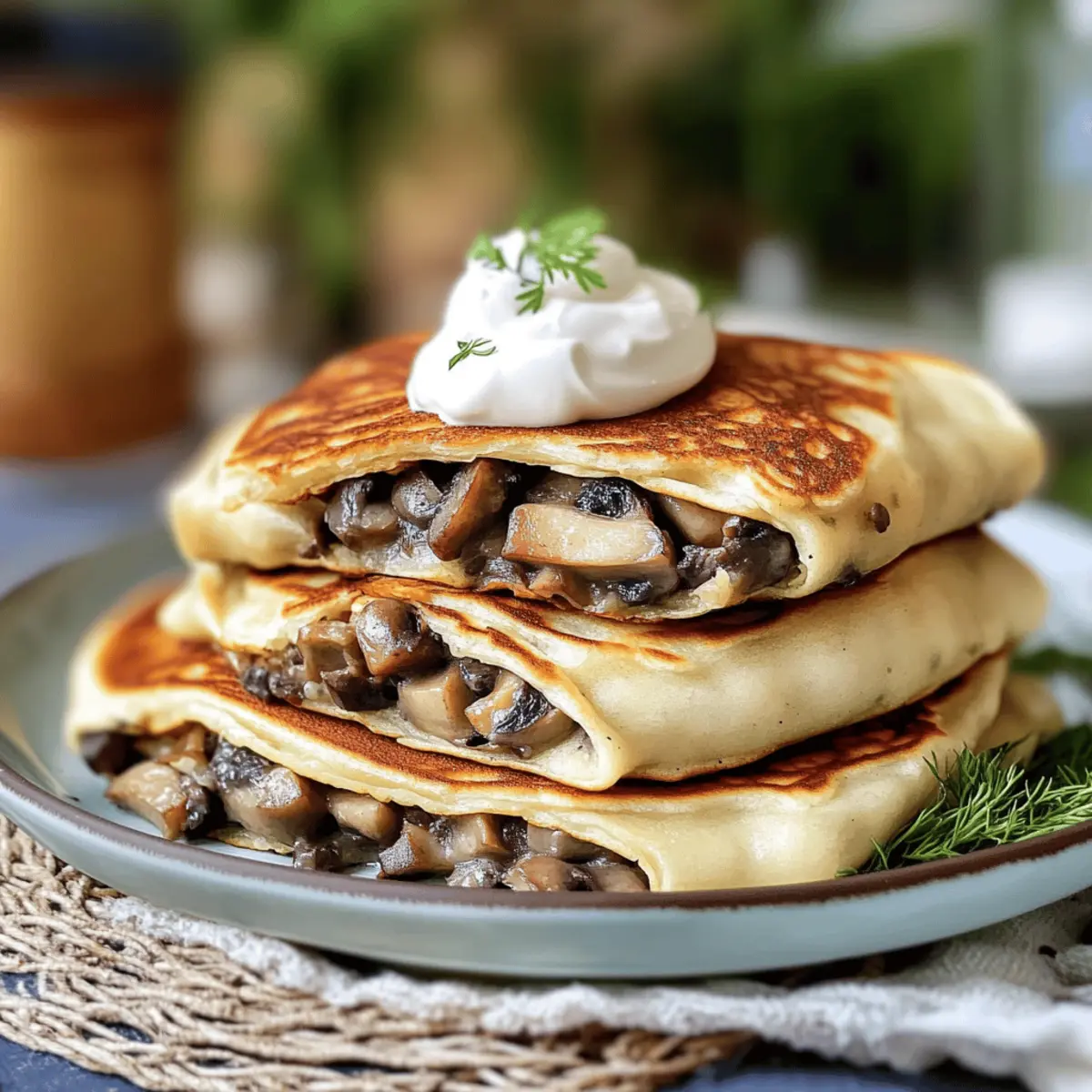 Delicious Mushroom Stuffed Pancakes You’ll Crave Daily
