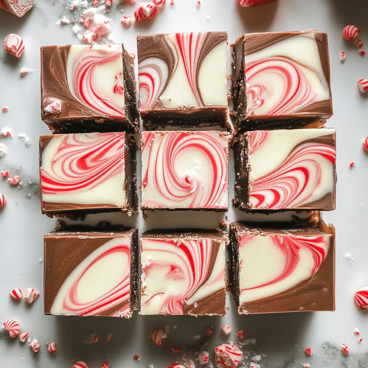 Peppermint Swirl Fudge That's Perfect for Holiday Gifting