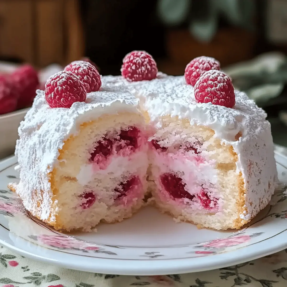 Raspberry Angel Food Cake: Your Light and Fruity Bliss