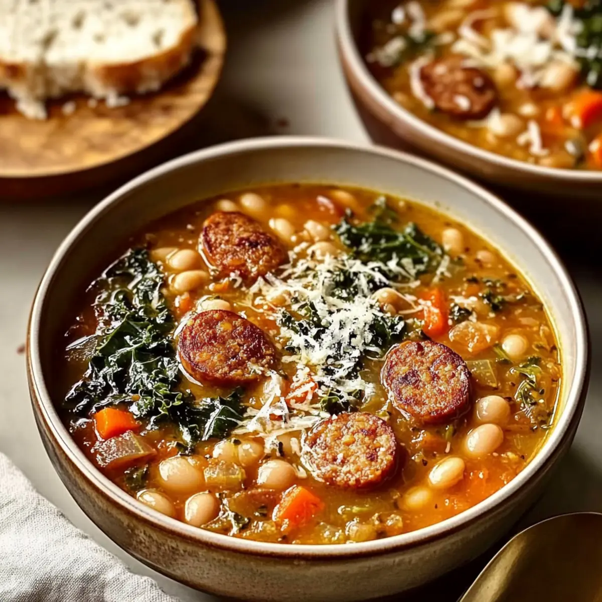 Savory Sausage Bean Soup: Hearty Comfort in Every Spoonful