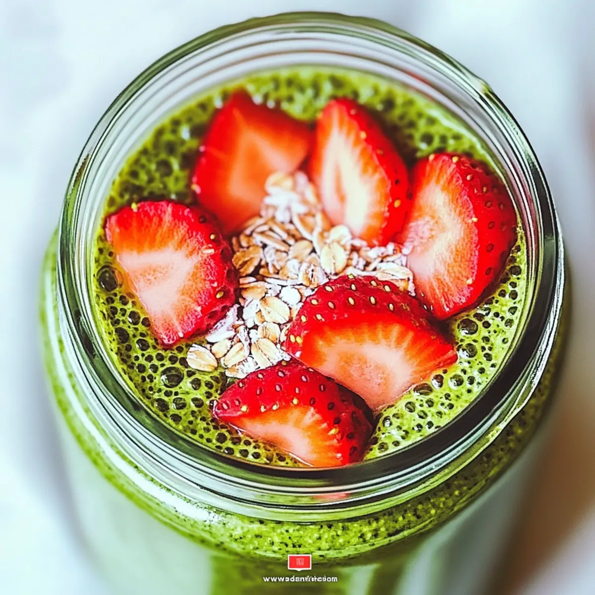 Strawberry Matcha Morning Bliss: Guilt-Free Deliciousness