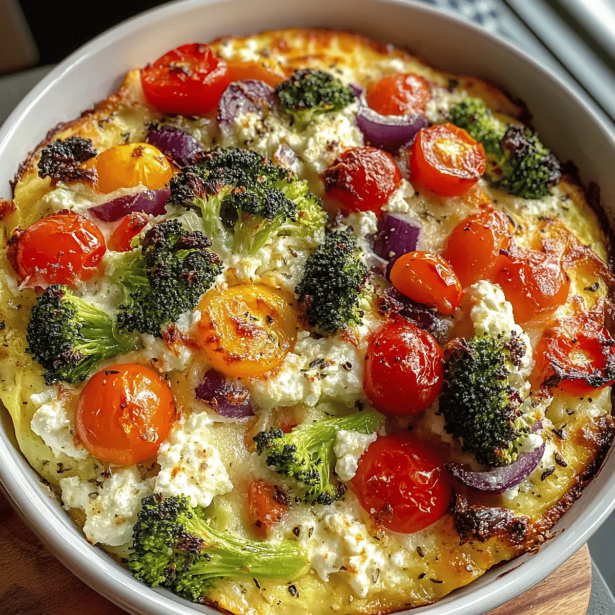 Savory Veggie Bake with Cottage Cheese for Healthy Meal Prep