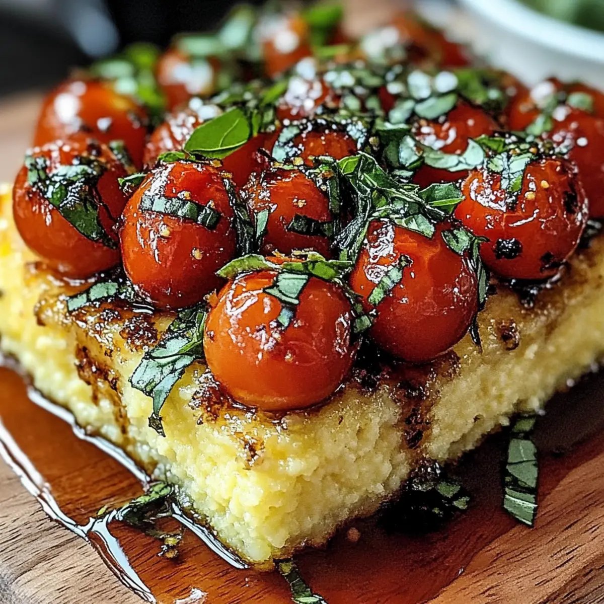 Savory Herbed Polenta & Roasted Tomato Bake for Cozy Nights