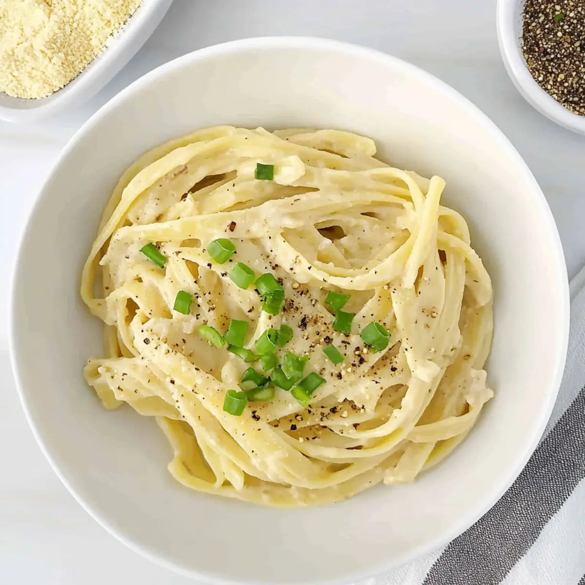 Creamy Oat Milk Alfredo Pasta Sauce in Just 15 Minutes