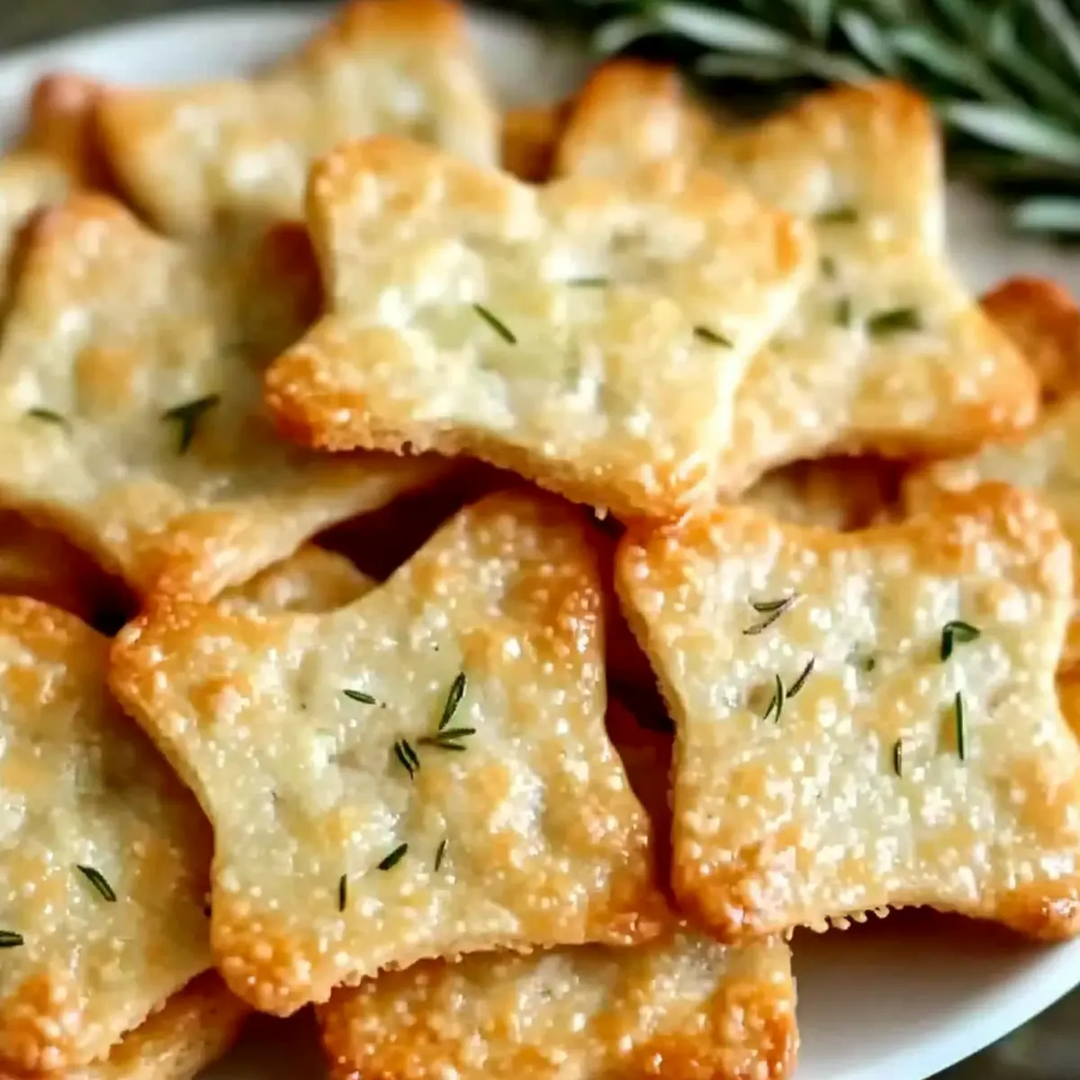 Irresistible Parmesan Rosemary Crackers Perfect for Snacking