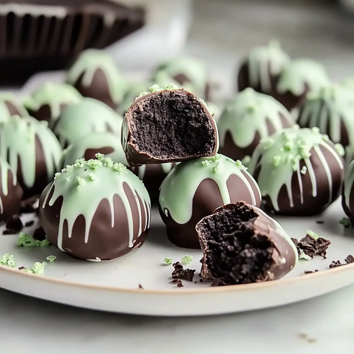 Mint Oreo Truffles that Melt in Your Mouth Every Time