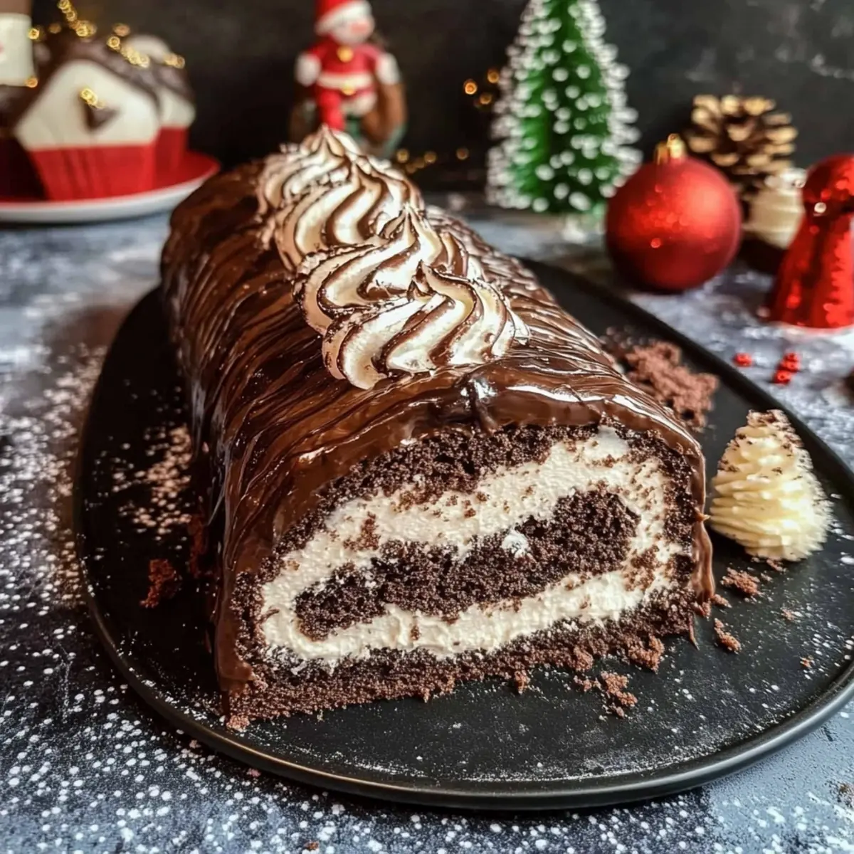 Decadent Baileys Yule Log: A Festive Chocolate Delight