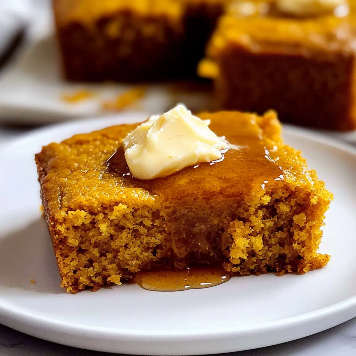 Delicious Pumpkin Cornbread with Cinnamon Honey Butter Bliss