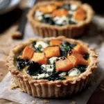 Pumpkin, Spinach & Gorgonzola Mini Tarts