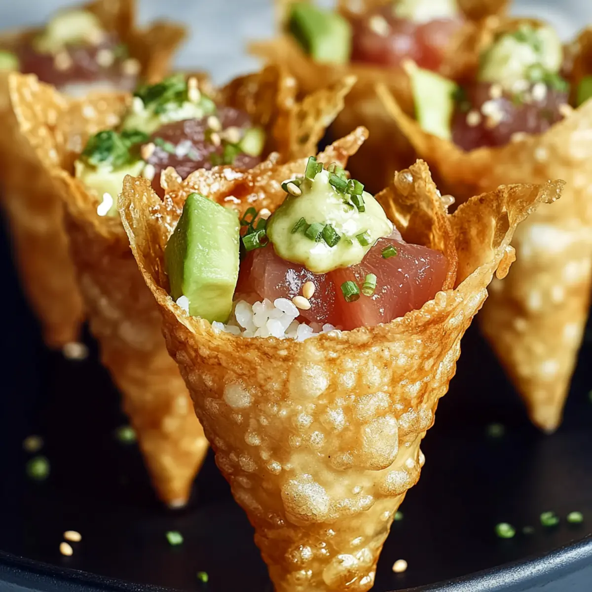 Sushi Wonton Cones: A Fun, Flavor-Packed Twist on Sushi