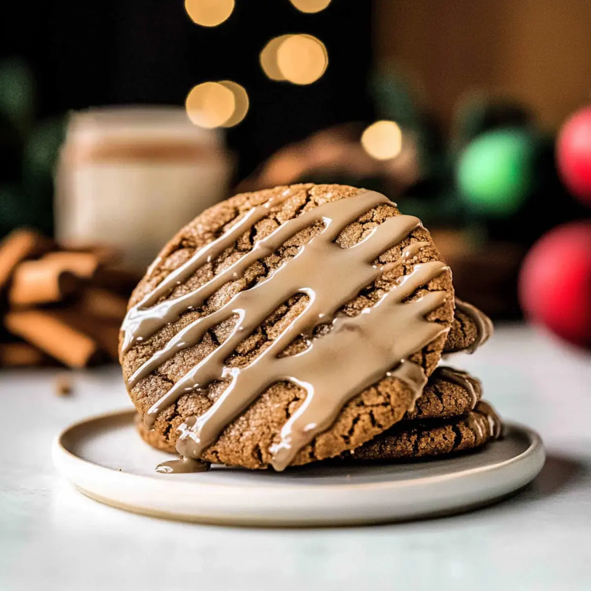 Gingerbread Latte Cookies: Chewy Holiday Delights to Savor