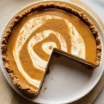 Pumpkin Swirl Gingersnap Cheesecake