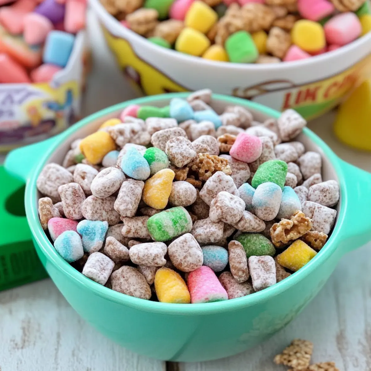 Lucky Charms Puppy Chow – A Sweet St. Patrick's Day Treat