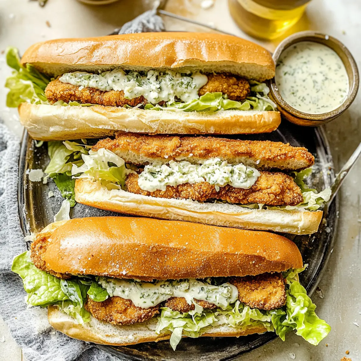 Irresistible Chicken Caesar Sandwiches in Under 30 Minutes