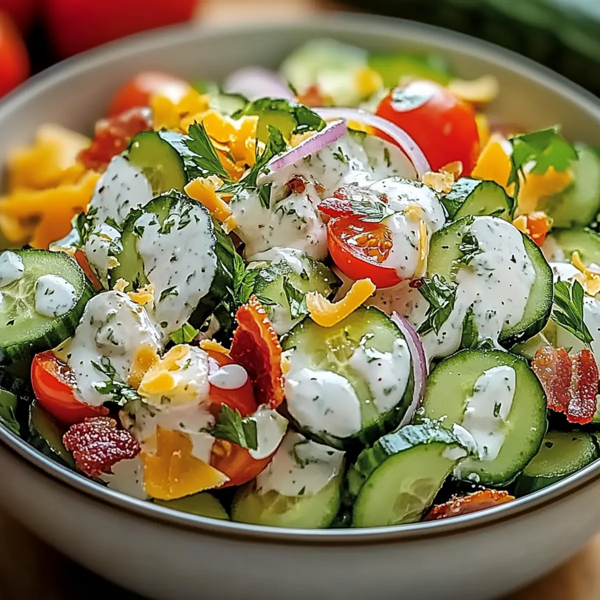 Cucumber Ranch Crack Salad: Crunchy, Creamy, and Customizable