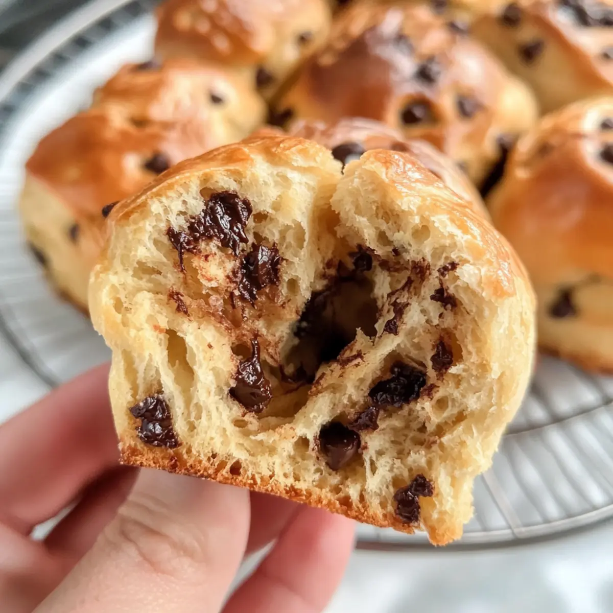 Buttery-Soft Chocolate Chip Brioche Rolls for Cozy Mornings