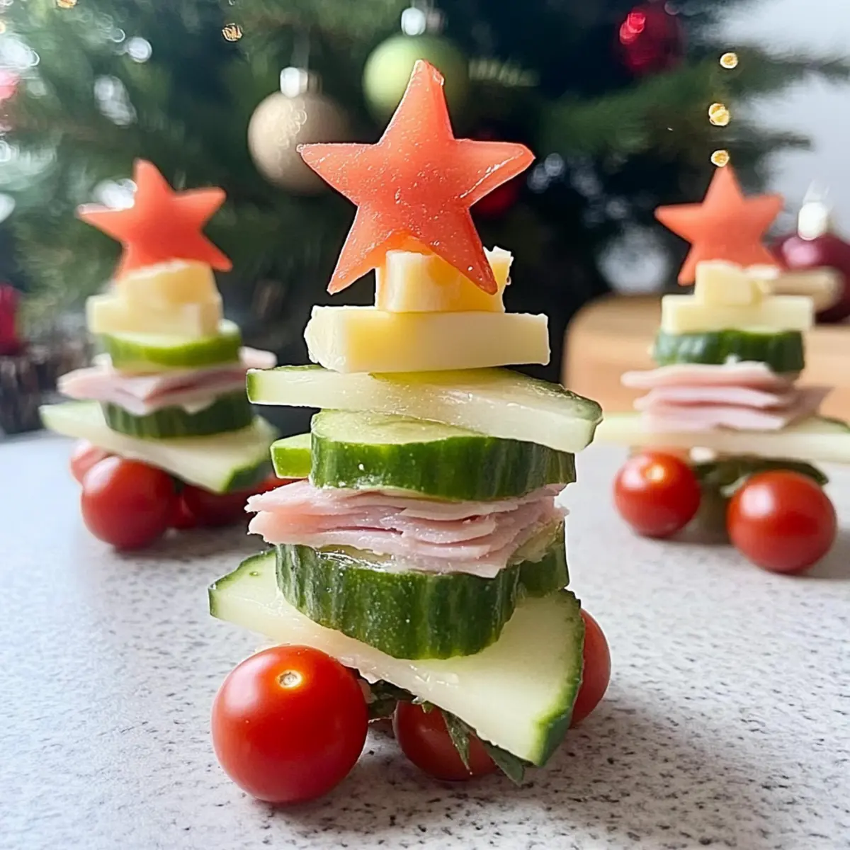 Festive Christmas Tree Sandwiches Your Kids Will Adore