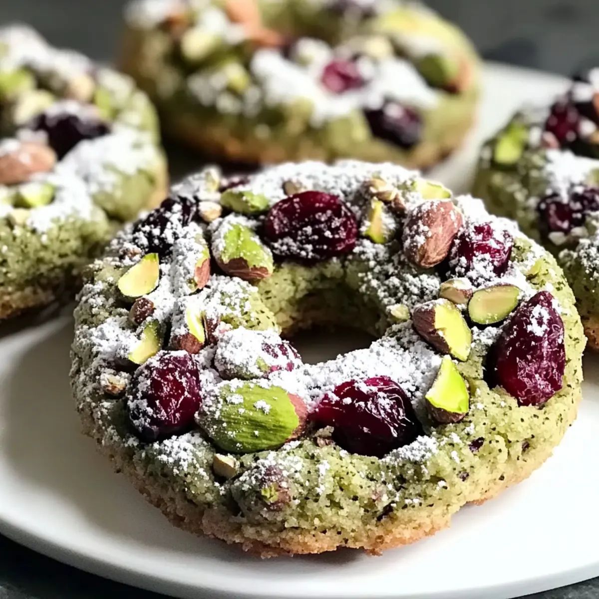 Pistachio Cranberry Wreath Cookies for a Festive Holiday Treat