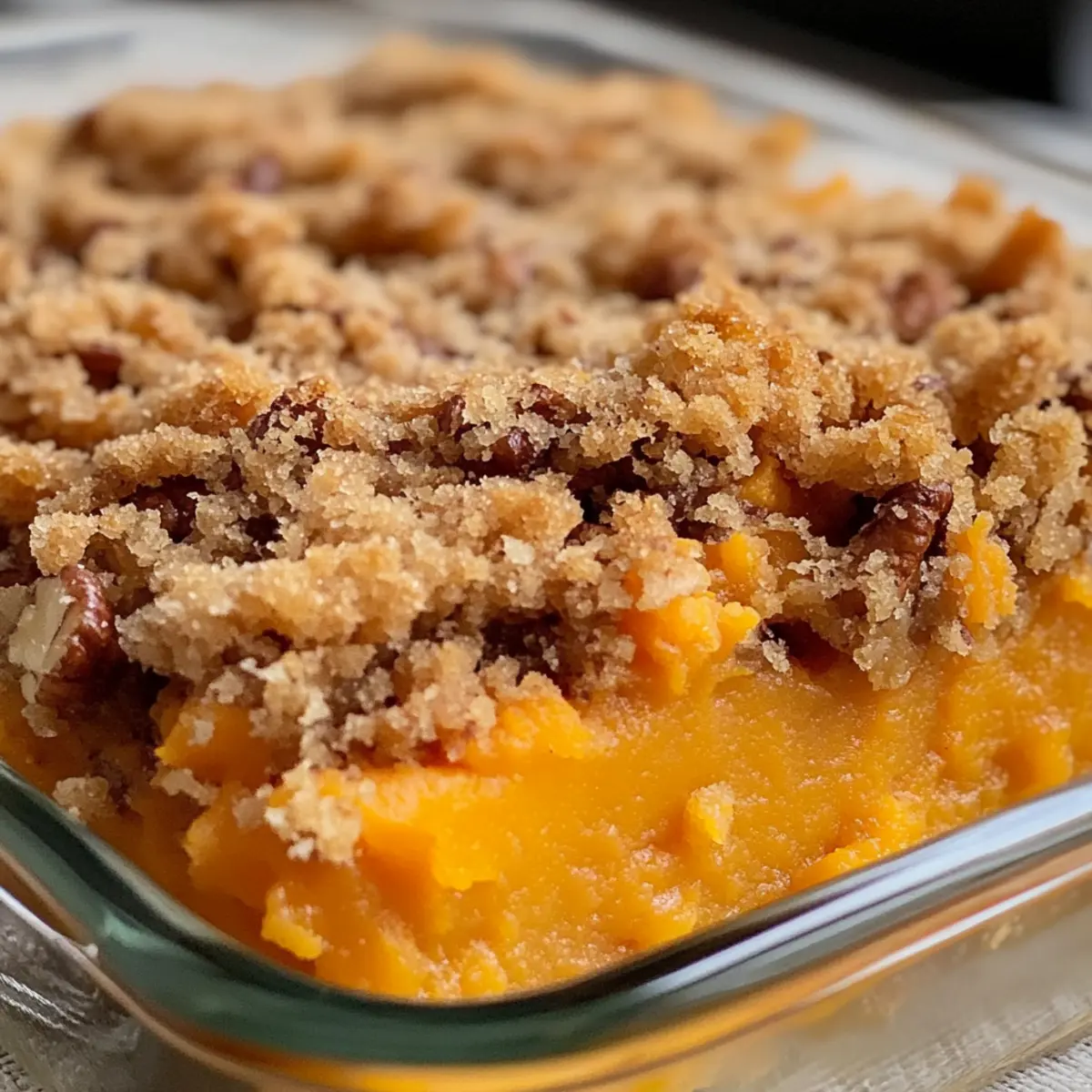 Sweet Potato Crunch Casserole: A Cozy Make-Ahead Delight